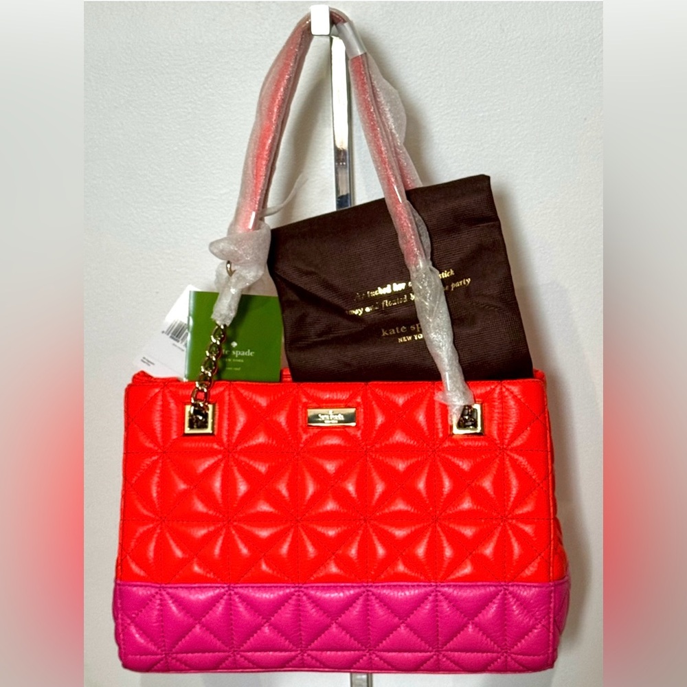 Kate Spade NWT $378 Phoebe Sedgewick Place Leather Shoulder Bag Tote